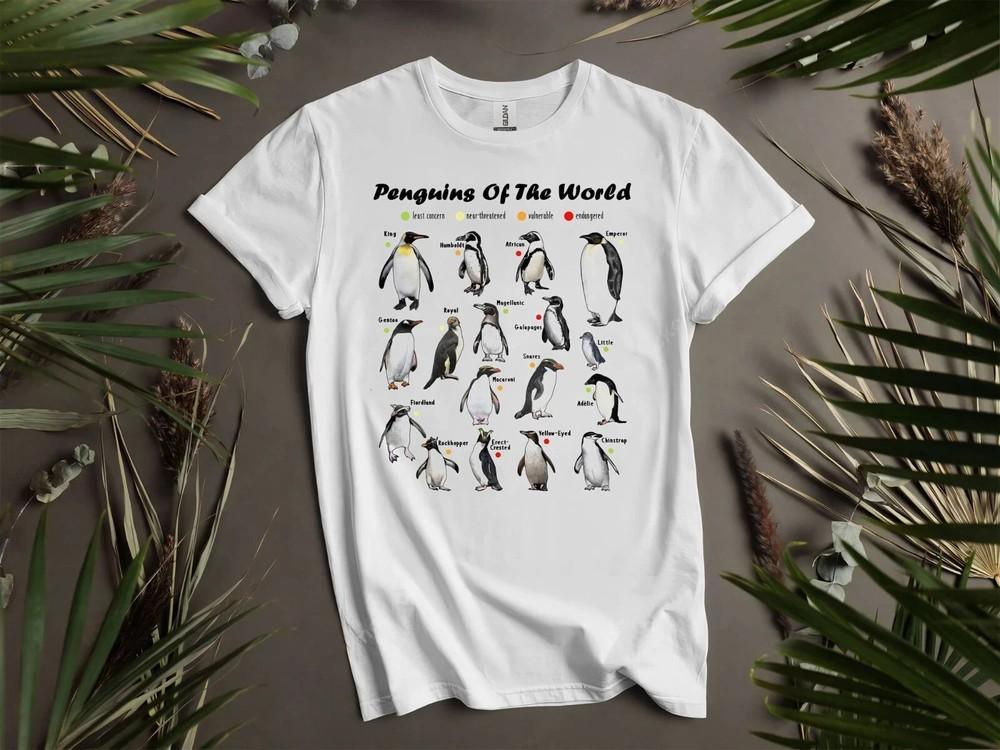 Cute Penguins Of The World   Men Women Unisex Tshirt Unisex T-Shirt S
