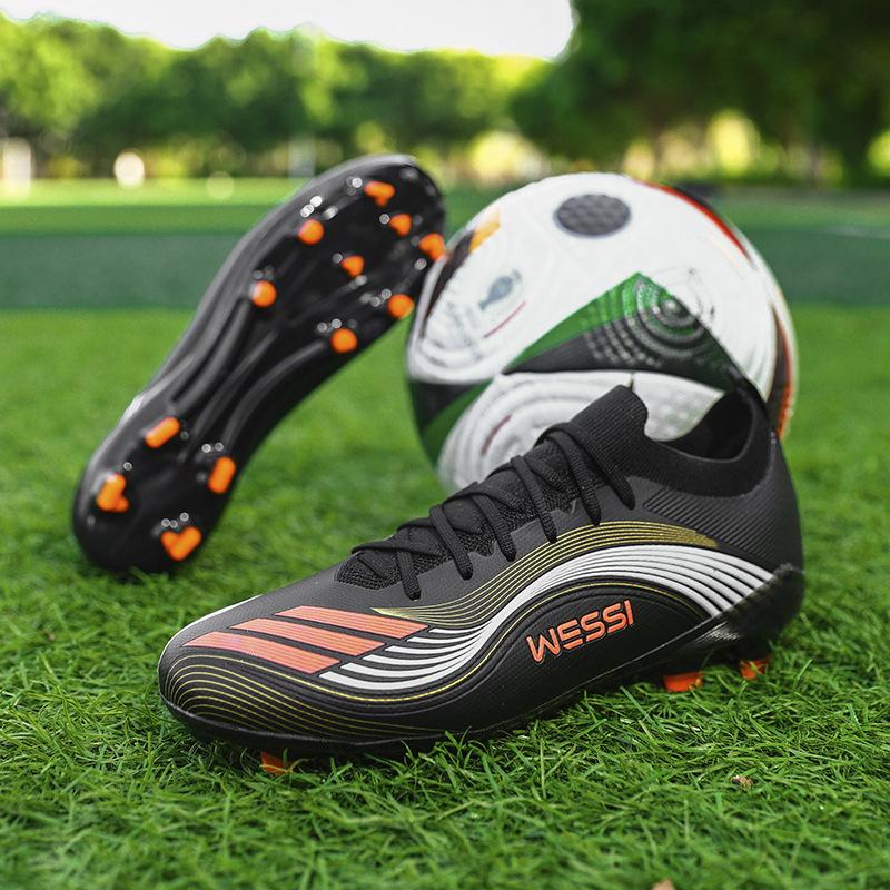 New Non-slip Spike Football Shoes Men's Adult Sports Shoes Men's and Women's Youth Competition Sports Shoes