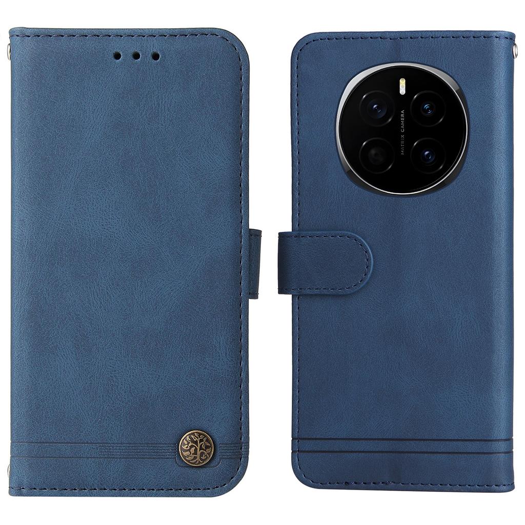 For Honor Magic7 5G Leather Wallet Cases Skin Touch Phone Cover Stand with Strap