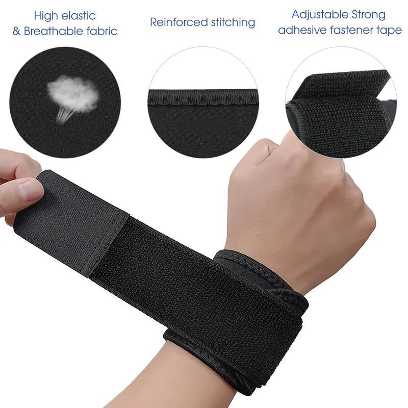 Wrist Support Brace Wrist Stabilizer Adjustable Wrist Bandages Protector Left/Right Hand Wrist Wraps Fitness Office Pain Relief