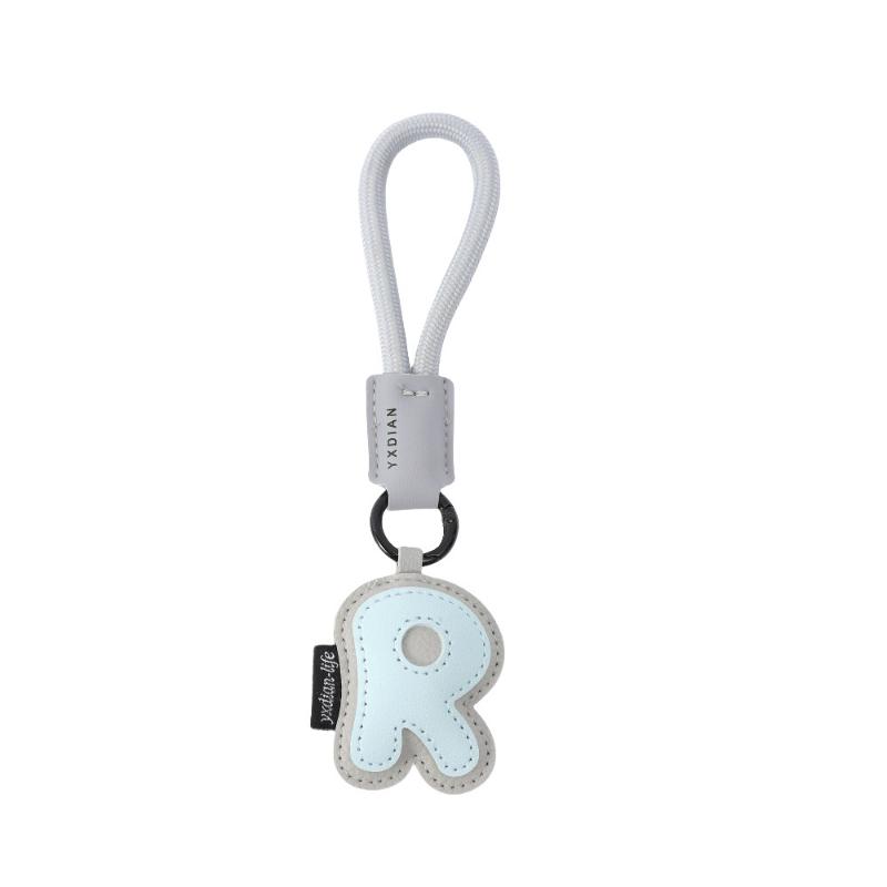 PU-Leder 26 Schlüsselanhänger Bunter geflochtener Handgelenkriemen Anti-Verlust Lanyard Schlüsselring Koffer Kamera Handyhülle Rucksack Anhänger