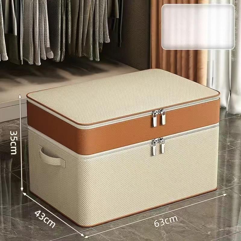 Blanket Storage Bag, Household Non-woven Fabric Garment and Pants Storage Box, Waterproof and Moisture-proof Moving Packing Bag for Plush Toys
