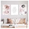 Plant Canvas Painting Botanical Floral Nordic Poster Print Wall Art Picture Modern Home Room Decor Scandinavian Pink Rose Flower