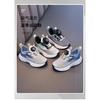 New style boys' sports shoes for older children, lightweight and breathable children's hollow shoes with soft soles and anti-slip running shoes