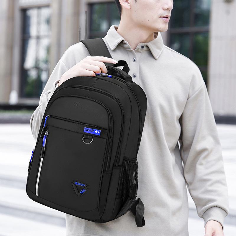 Sac à dos professionnel grande capacité pour ordinateur portable, idéal pour les voyages et l'école.
