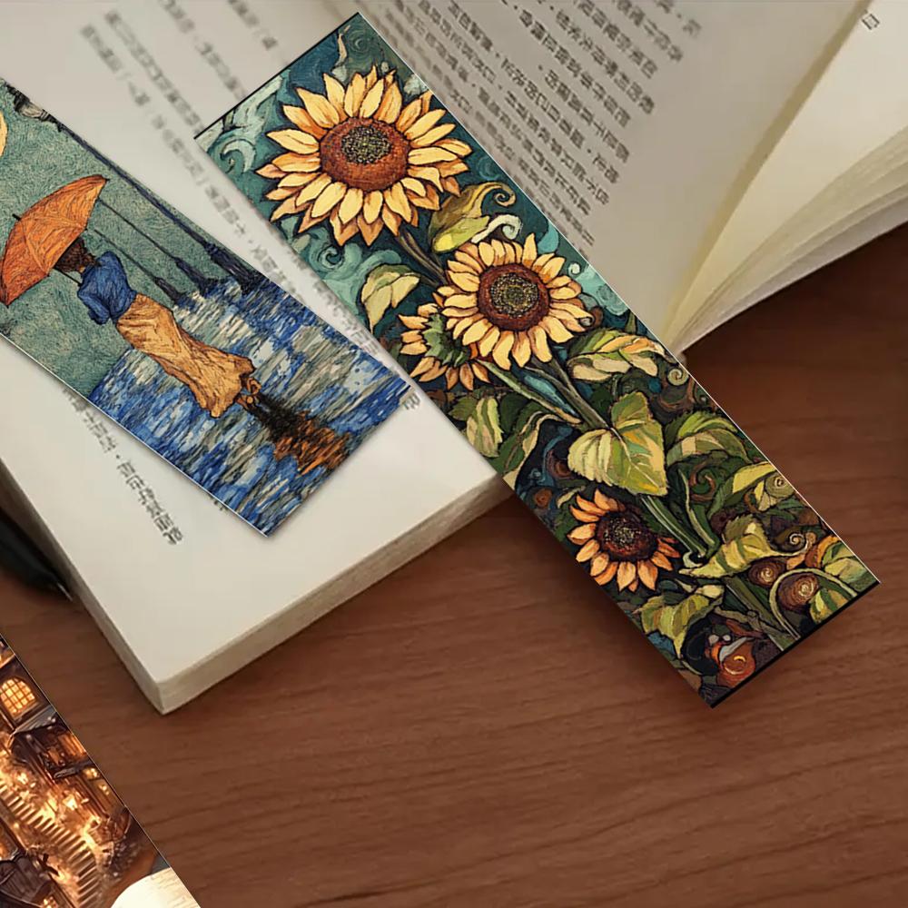 32 Stück, Van Gogh Ölgemälde Landschaft Lesezeichen für Lehrer, Leser und Liebhaber, Geschenke, Partys, Geburtstag