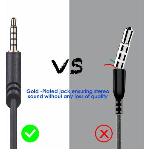 Replacement AstroA10 Cable Cord with Mute Function Also Works with Astro A10 A40 A50 Gaming Headset