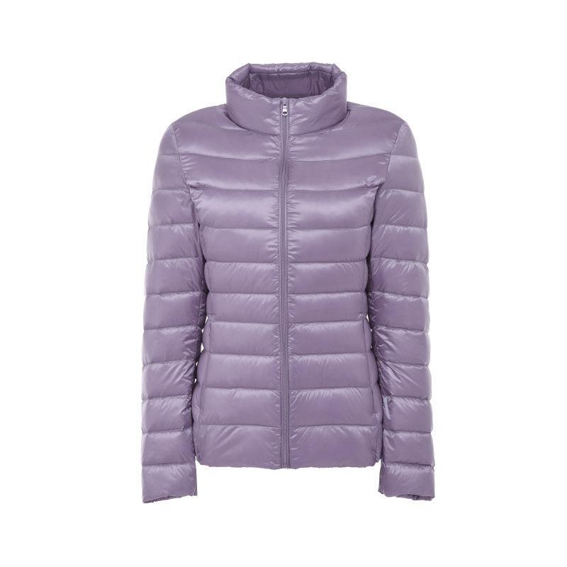 Autumn and Winter New Light Down Jacket Short Women's Stand-up Collar Light Jacket