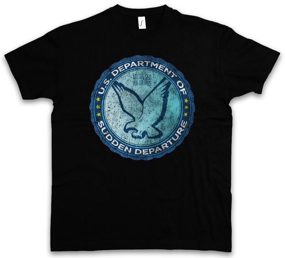 

U.S. DEPARTMENT OF SUDDEN DEPARTURE T-SHIRT The Logo Symbol Sign Leftovers S