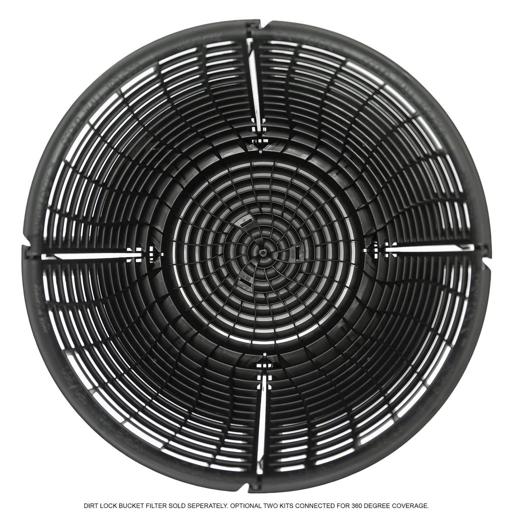 Detail Guardz Scrub Wall 180 Prevents Separates Sand and Black Attachment, Scratches, Stones, (DG-DL-SW180-BLK)