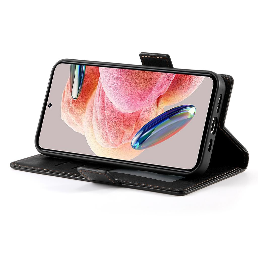 For Xiaomi 14T Case RFID Blocking Card Holder Kickstand TPU + PU Leather Phone Back Cover