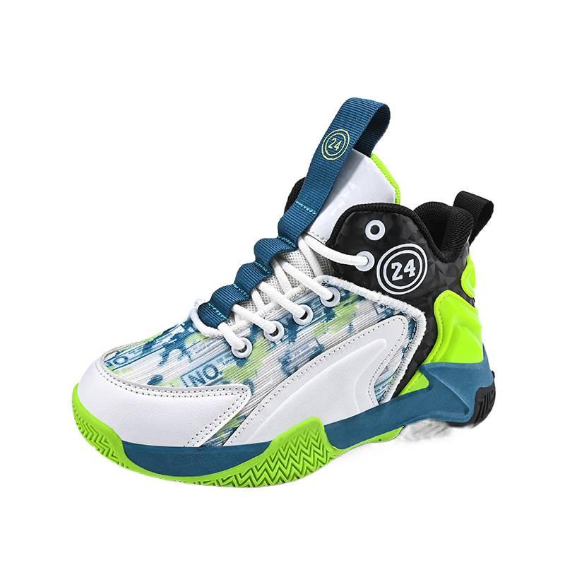 Children's sports shoes spring and autumn new middle school children and primary school students mesh breathable non-slip training actual boys basketb