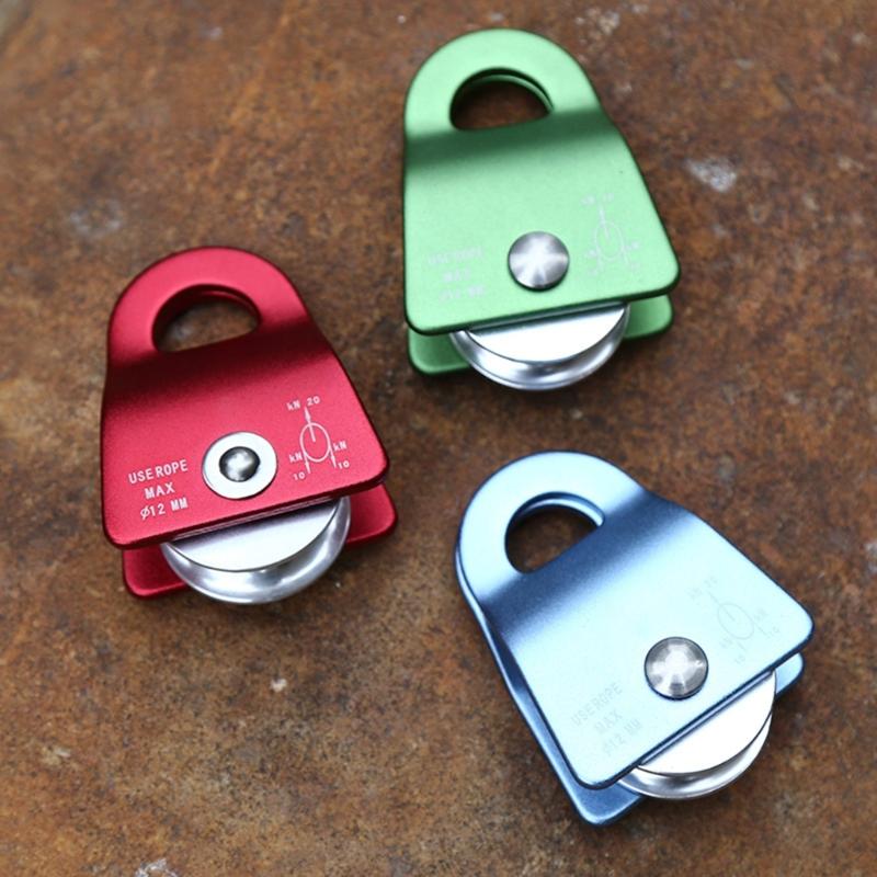 Practical Aluminum Descendings Device for Technical Climbing Gear and Safety Equipment Support 2000kg Statics Load