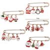 Bag Decoration Jewelry Gift Women Safety Pins Waistband Pin Dress Shawl Clips Christmas Brooches