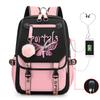 Peripheral Printed Backpack Female Fashion Student Multifunctional Casual School Bag