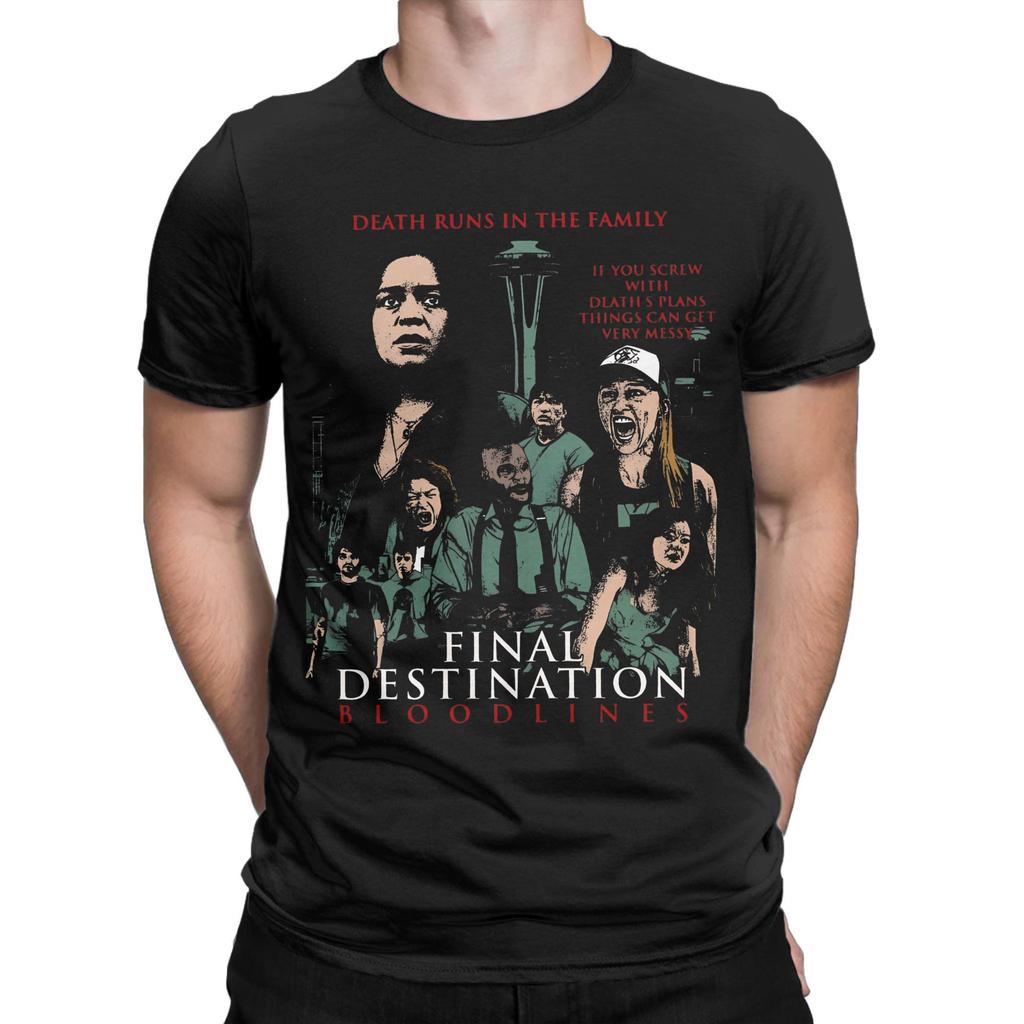 Herren Damen Final Destination Blutlinien Shirt Reine Baumwolle Neuankömmling T-Shirt Kleidung Outfits