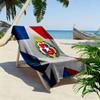 Wisła poster Print Beach Towel, Large Soft Quick Dry Towel for Beach Camping Swimming