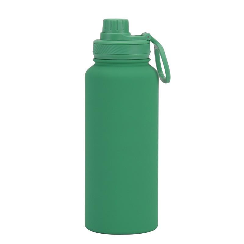 1L Stainless Steel Vacuum Insulated Water Bottle With Wide Mouth Portable Outdoor Sports Travel