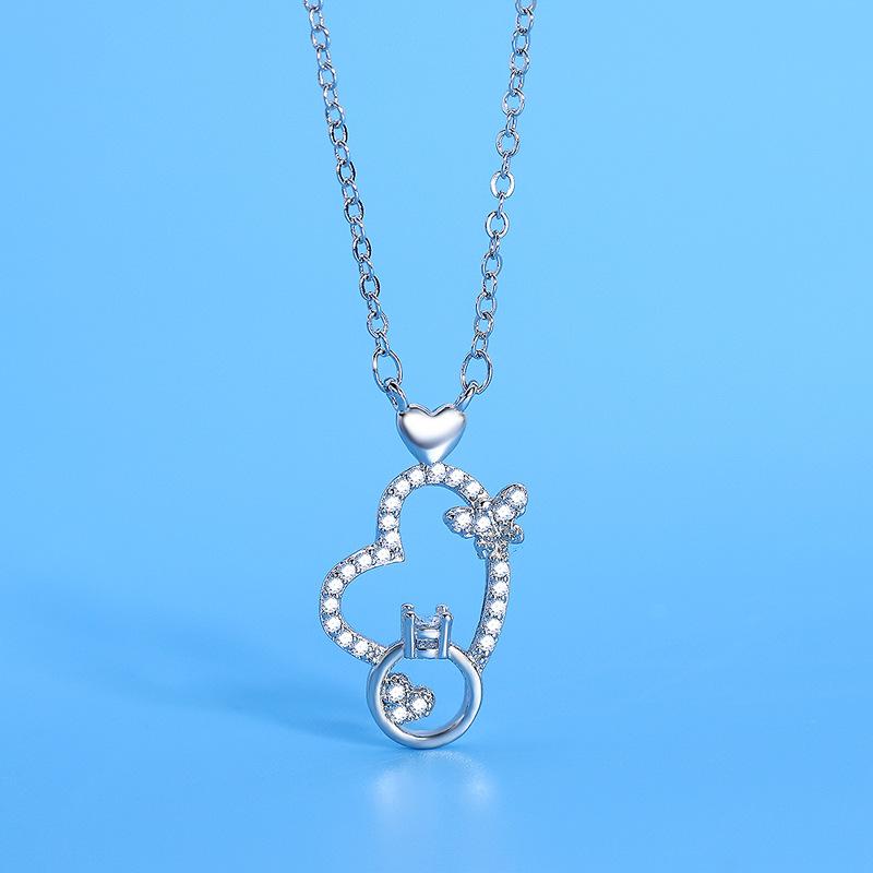 Lindon Women Necklace Pendant Copper Alloy Zircon Fashion Gift