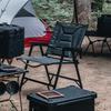 RcrCamp Carbonate Chair Black Comes with Storage Case Disassembly Formula Folding Polycarbonate Rover Chair Aluminum Chair Aluminum Deck Chair Compact