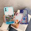 Oia Santorini Greece Church Hand Painted Print Phone Case for iPhone 15 14 11 12 13 Pro Max 6s 7 8 Plus SE2 X XR XS MAX Cover