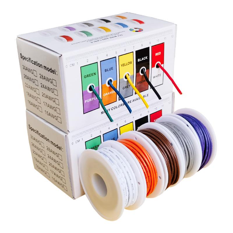 Extra Soft High Temp Silicone Wire 30-16AWG for Robotics, Drones & Electric Vehicles