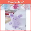 Cute Heart Bunny Plush Keychain Soft And Huggable Animal Doll For Couples And Kids
