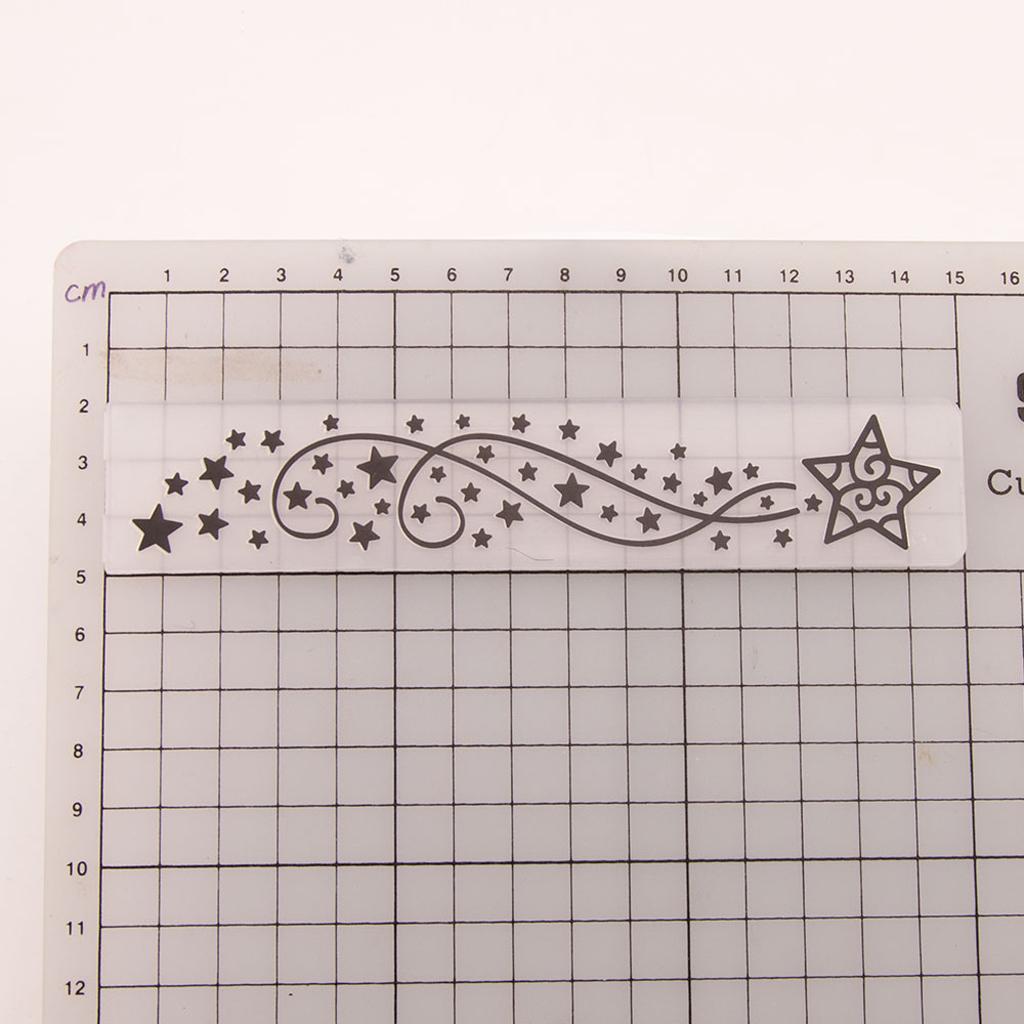Star Pattern Embossing Folder Template Photo Album Card Paper Making Decoration