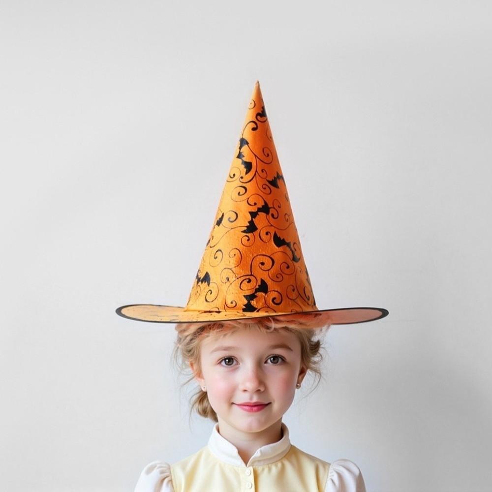 Gothic Halloween Witch Hat Lace Veils Masquerade Hat Performance Props Wizard Hat Cosplay Event