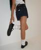 RONRON Heart Pocket Mini Short Denim Pants Indigo Blue