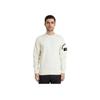 STONE ISLAND Solid Color Badge Crew Neck Long Sleeve Sweatshirt Men Sweatshirt Off-White K1S156100003S0123-V0093