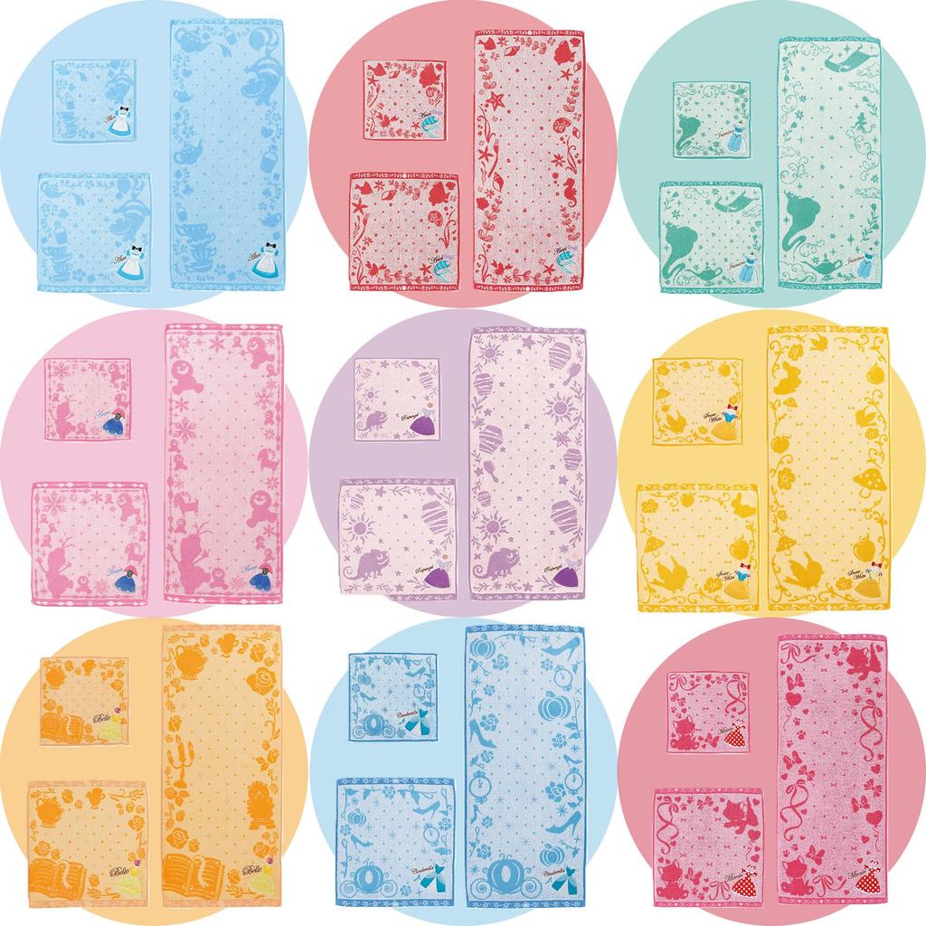 Marushin Disney Minnie Mouse Red Dress Embroidered Face Towel 34 x 80cm (Product Code 2006007900) Approx.