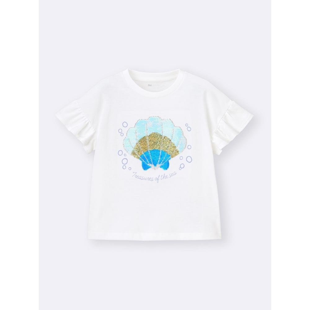 Gu By Uniqlo Girls Sequin T  Shell  +e