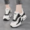 Women's Flying Mesh Inner Height Increase Women's Shoes High Top Shoes Sports Casual Shoes Air Cushion Women's Shoes