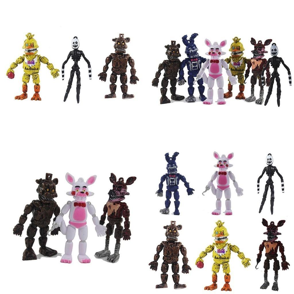 New Arrival 6pcs Fnaf Five Nights At Freddy's Miniature Game Collection