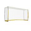 Soccer Goal 3.6 x 1.8 m Soccer Net for Backyard Collapsible Base Yellow, Portable & Quick Setup, with Metal Base, Carry Bag, Ground Stakes, for Youth