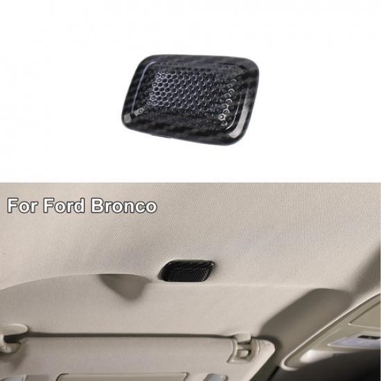 Carbon Fiber Roof Microphone Cover Trim For Chevy Colorado/GMC CANYON 2014-