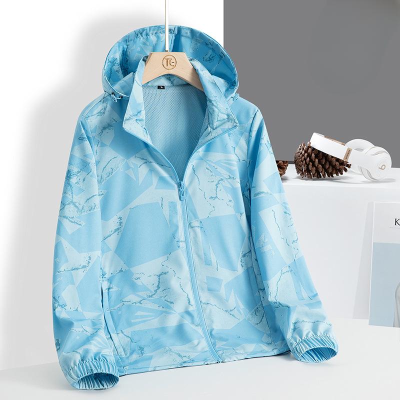 Spring and Autumn Printed Couple Casual Jacket Loose Jacket Jacket Men's Trend Hooded Top