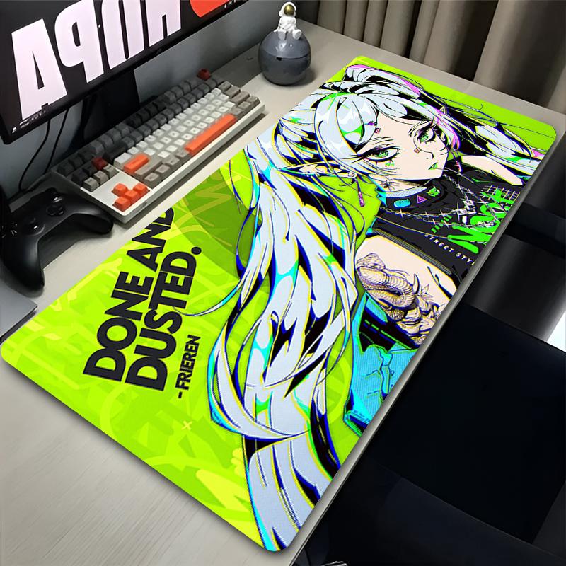 Mouse Pads Cute Computer Gaming Soft Mausepad Laptop Anime Girl Extended Desk Mouse Mat Kawaii Cushion Office PC Accessories Rug