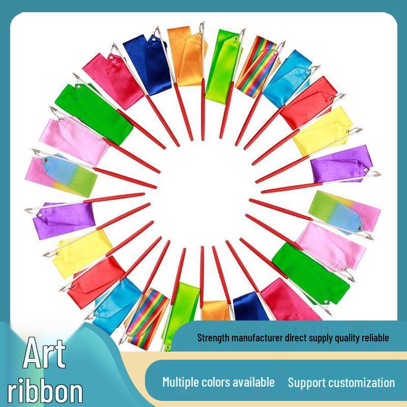 

Children s Rhythmic Gymnastics Ribbon - Fitness and Dance Supplies 2m Dark Blue