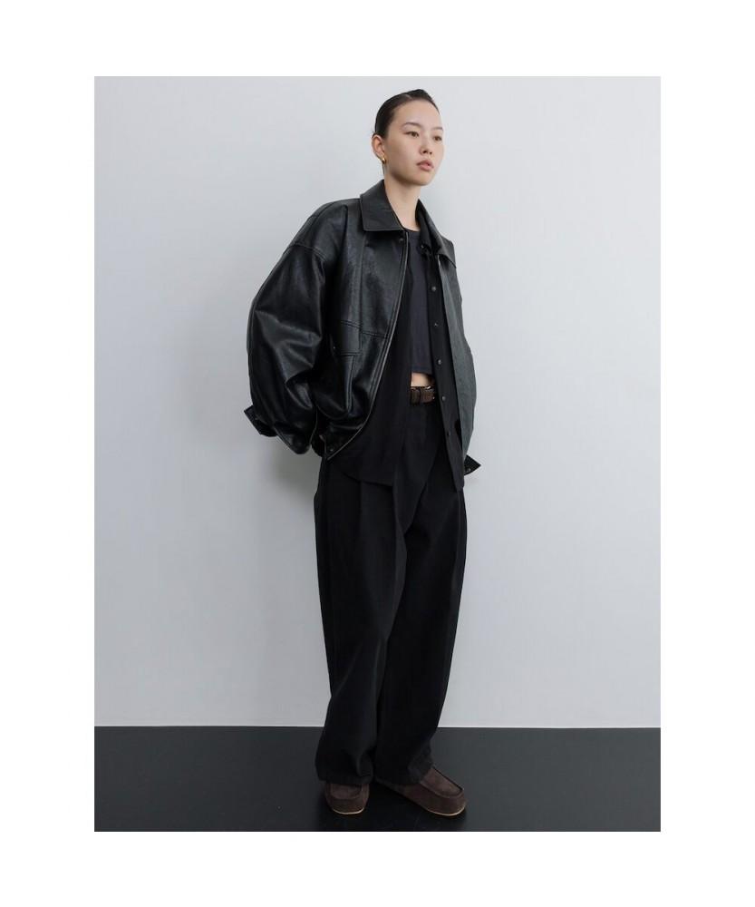Diaepeocheo Over Tuck Pants Black (Ta5X21A015)