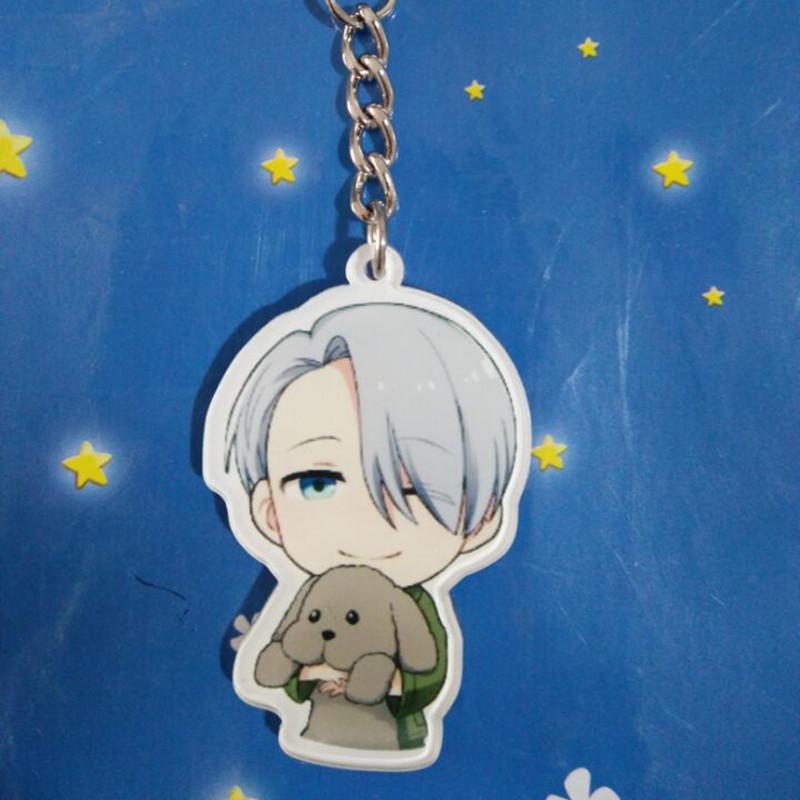 High-quality Yuri On Ice Anime Acrylic Keychain Single And Double-sided