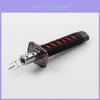 Manopla de Câmbio Universal Premium Samurai Espada em Metal Preto e Vermelho 15cm