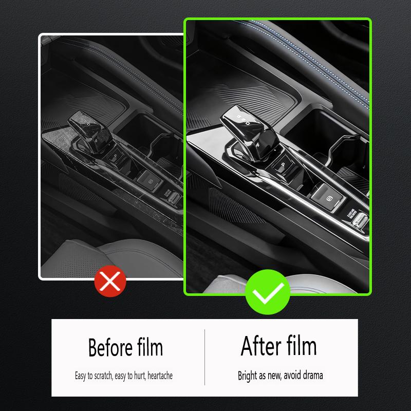 For Geely Coolray 2025 Belgee X50 Tpu Transparent Car Interior Protective Film Sticker Center Console Trim Prevent Scratches