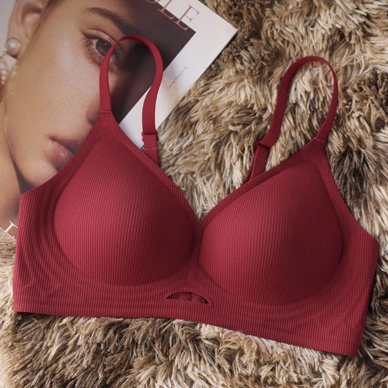 

Women s Seamless Comfortable Lift Bra - Small Chest, Soft Support, No Underwire, Anti-Sagging M (70ABC-75AB), recommended 80-100 jin