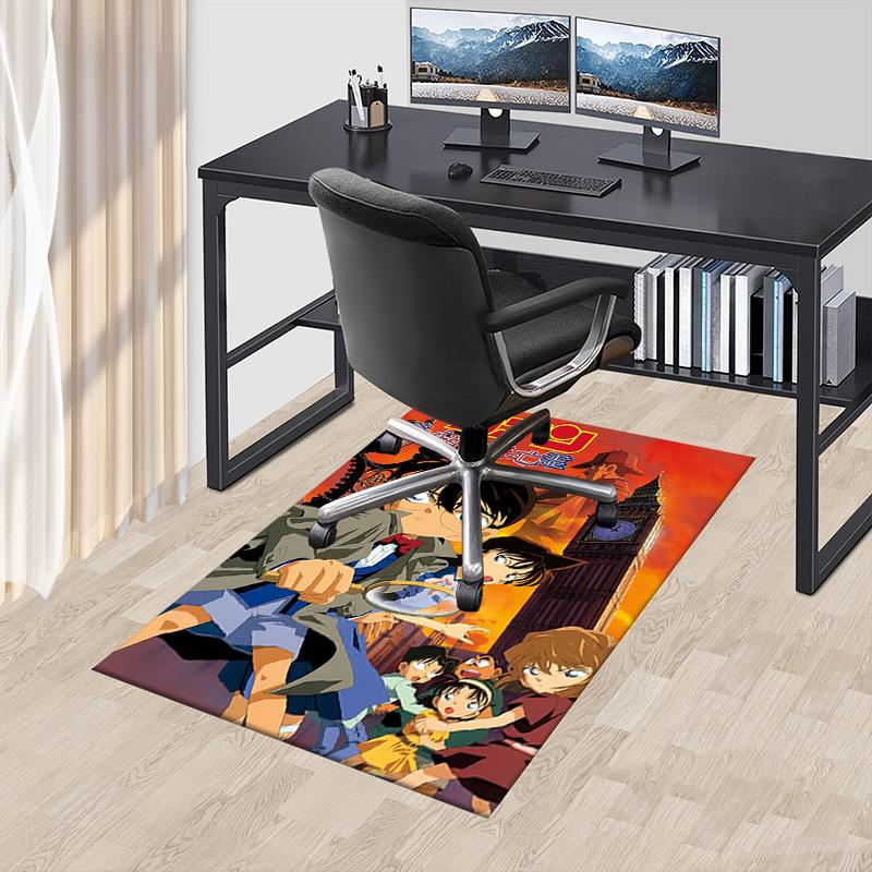 1pc Detective Conan Mystery Carpet for Playroom Bedroom Living Room Sofa Home Decor,kids Game Area Rug Non-slip Floor Mat Y72322