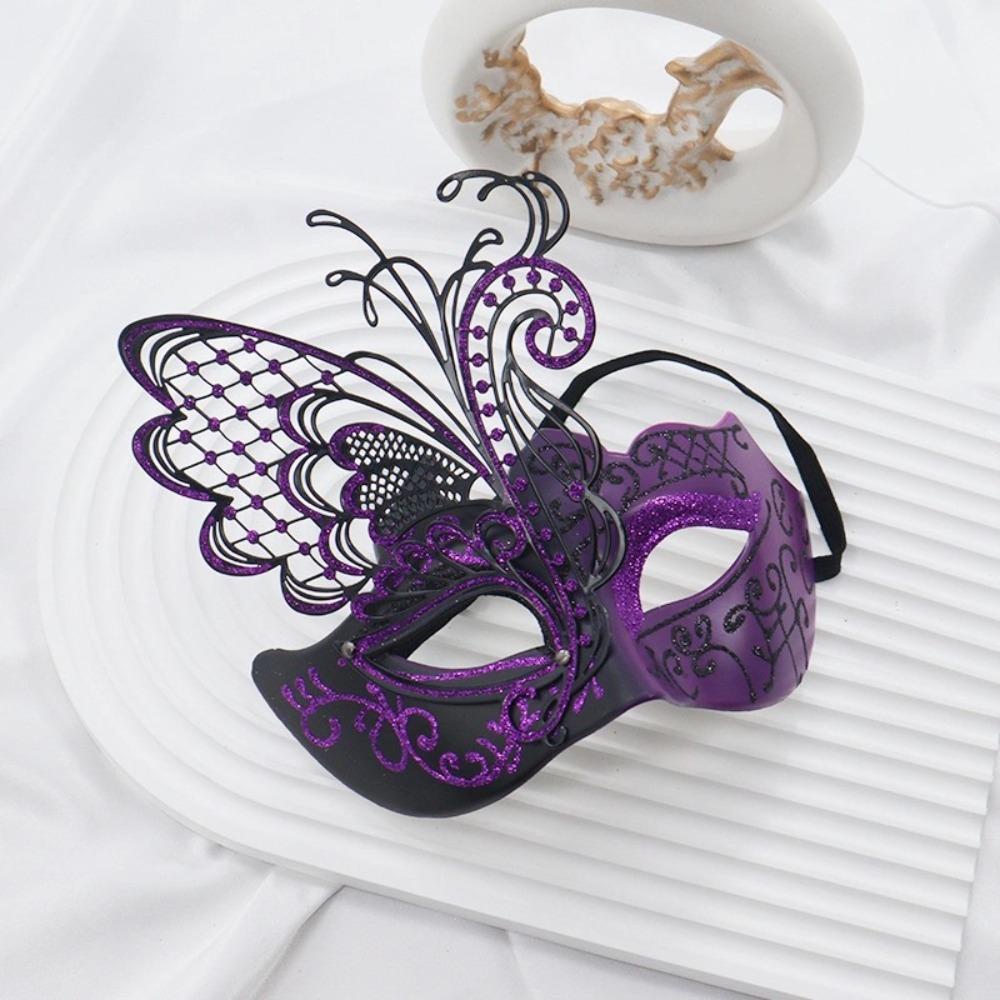 Novelty Glitter Mask Retro Masquerade Cosplay Mask Half Face Mask The Phantom Dancer Mask