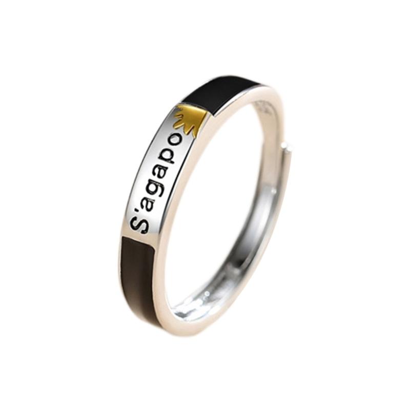 Adjustable Rings Wedding Rings Couple Rings for Festival Wearing Birthdays Anniversary Valentine s Day Scratch Resistant