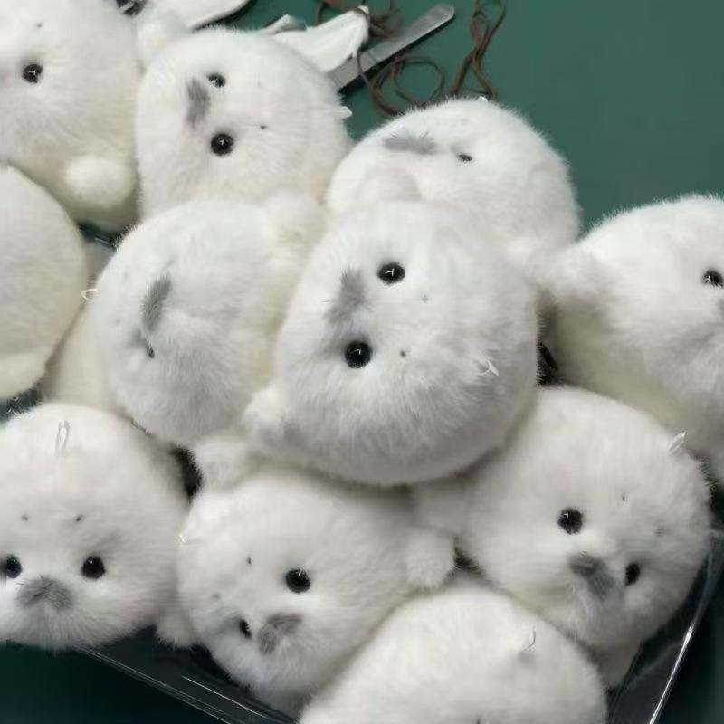 Cute Baby Seal Doll Plush Toy Pendant Simulation Ocean Toy Souvenir Seal Pendant Gift Doll Bag Pendant