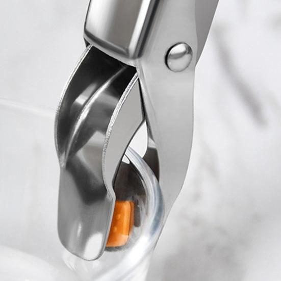 Bowl Clip Sturdy Construction Rust-proof Stainless Steel Multifunctional Plate Dish Clip Pot Gripper for Home